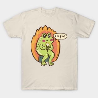 Cute Optimistic Loveland Frogman from Ohio Cryptid Creature T-Shirt